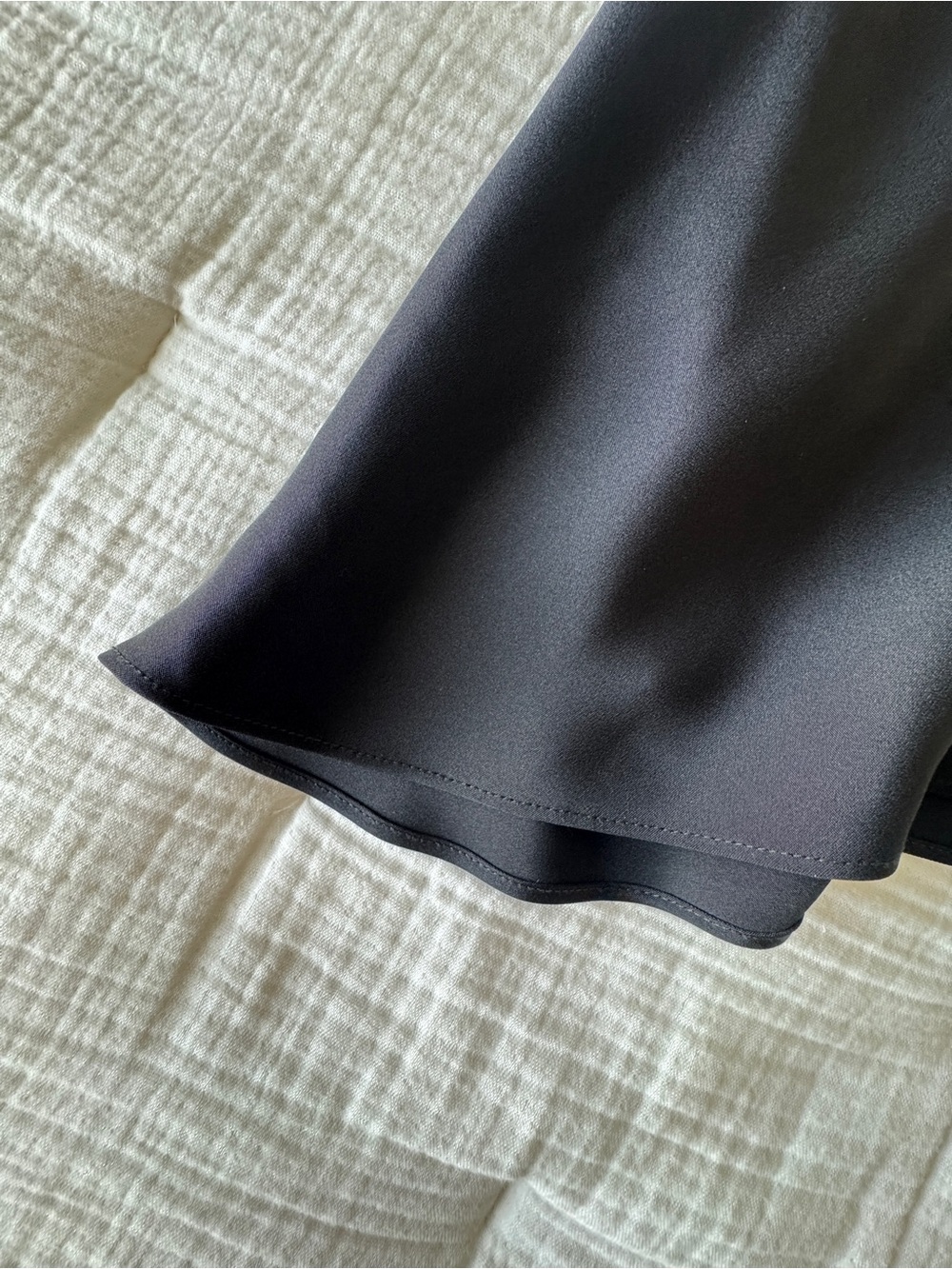 Vintage 90s Laundry by Shelli Segal Black Silk One Shoulder Dress Size 12 - Picture 4 of 10